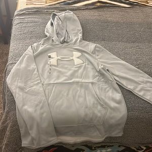 Grey under armor hoodie